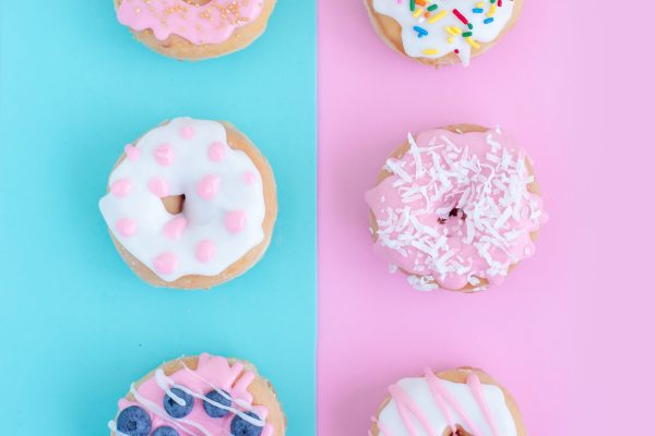 Colors in doughnuts